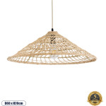 GloboStar Kaia Boho �������� ��������� ������ �� ����� 1 x E27 Ac 220-240V IP20 - ���� - �60 x �60 x �20cm - (02346)