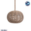 GloboStar Mandala Vintage �������� ��������� ������ �� ����� 1 x E27 Ac 220-240V IP20 - ���� - �40 x �40 x �33cm - (01331)