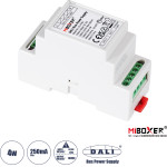 GloboStar MiBOXER-DL-POW1 Dc Dali Bus �����������/��������������� Selv ����� �� 2 x 125mA 2W ������� Ac 220-240V �� Dc 16V 250mA 4W Max IP20 - Dali Bus - �9 x �3.4 x �6cm - 5 ������ ������� - (71420)