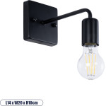 GloboStar Missam �������� ��������� ������ - ������ �� ����� 1 x E27 Ac 220-240V IP20 - ����� - �14 x �20 x �10cm - (01119)