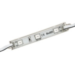 GloboStar Modulari Module Led 0.8W 64lm 120� Dc 12V ��������� IP65 3 x SMD5050 Chip ������� Dimmable - �7.7 x �1.5 x �0.5cm - ������ 20 �������� - 3 ������ ������� - (73703)