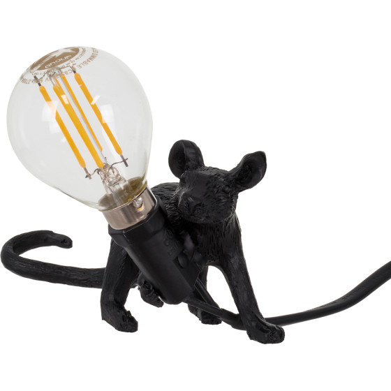GloboStar Mouse Vintage ����������� ��������� �������� �� ����� 1 x E12 Ac 220-240V IP20 - ����� - �13 x �4 x �7cm - (00675)
