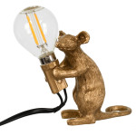 GloboStar Mouse Vintage ����������� ��������� �������� �� ����� 1 x E12 Ac 220-240V IP20 - ����� - �12 x �4 x �10cm - (00680)