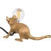 GloboStar Mouse Vintage ����������� ��������� �������� �� ����� 1 x E12 Ac 220-240V IP20 - ����� - �13 x �4 x �7cm - (00677)