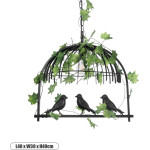 GloboStar Nest Vintage �������� ��������� ������ �� ����� 1 x E27 Ac 220-240V IP20 - ����� & ������� - �48 x �38 x �40cm - (01640)