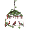 GloboStar Nest Vintage �������� ��������� ������ �� ����� 1 x E27 Ac 220-240V IP20 - ������� & ������� - �48 x �38 x Y40cm - (01642)