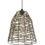 GloboStar Netz Boho �������� ��������� ������ �� ����� 1 x E27 Ac 220-240V IP20 - ���� - M30 x �30 x �38cm - (205-0026)