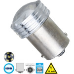 GloboStar P21W-1156 ����� P21W 1156 BA15S Led 0.36W 108lm 90� Dc 12V IP20 ����� ����� 6000K - 6 x Epistar SMD2835 Chip - �1.9 x �1.9 x �3cm - 1 ����� ������� - (81204)