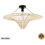 GloboStar Palermo Boho �������� ��������� ������ �� ����� 1 x E27 Ac 220-240V IP20 - ���� - �60 x �60 x �36cm - (02152)