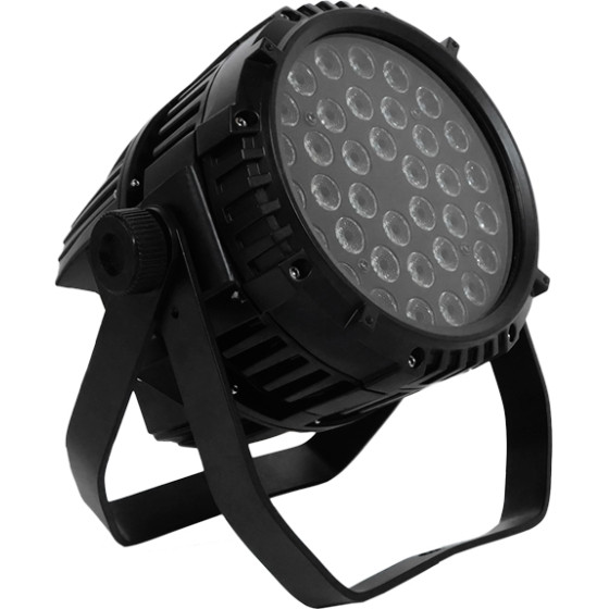 GloboStar Par Stage ������ Par Led 216W 15� Ac 220-240V ��������� IP65 36 x 6W Cree Chip ��������� Rgb Dimmable DMX512 Protocol 7 Channels - �29 x �29 x �35cm - 2 ������ ������� - (51129)