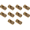 GloboStar Pipeadapt ���������� Diy ��������� ��� ��������� ������� ���������� - �1.3 x �1.3 x �2.5cm - ������ 10 �������� - (79595)