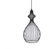 GloboStar Rea �������� �������� ��������� ������ �� ����� 1 x E27 Ac 220-240V IP20 - ����� & ����� - �21 x �21 x �40cm - (01197)