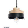 GloboStar Ruhiel �������� �������� ��������� ������ �� ����� 1 x E27 Ac 220-240V IP20 - ����� & ���� - �18 x �18 x �12cm - (01233)