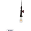 GloboStar Spigot Vintage �������� ��������� ������ �� ����� 1 x E27 Ac 220-240V IP20 - ���� & ������� - �5 x �5 x Y20cm - (01414)