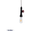 GloboStar Spigot Vintage �������� ��������� ������ �� ����� 1 x E27 Ac 220-240V IP20 - ����� & ������� - �5 x �5 x Y20cm - (01415)