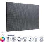 GloboStar Standwall Module ��� ������ Led Video Wall 32x16cm 172x86px P1.86 Led 35W 3840Hz 14792 Dots  =600cd/m� Nits Dc 5V ���������� ����� IP31 Full Color S1/43 14BIts - Kinglight SMD1515 - �32 x �1.3 x �16cm - 2 ������ ������� - (41054)