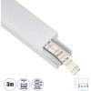 GloboStar SURFACEPENDANT-Profile ������ ���������� - ���� & ������ ������� Led �� ����� ��������� ������� - ����������� & �������� ����� - ������ ������� - ����� - 3 ����� - �300 x �4.5 x �4.2cm - (70864-3M)