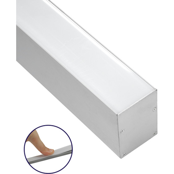 GloboStar SURFACEPENDANT-Profile ������ ���������� - ���� & ������ ������� Led �� ����� ��������� ������� - ����������� & �������� ����� - ������ ������� - ����� - 3 ����� - �300 x �5 x �7cm - (70826-3M)