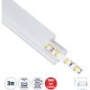 GloboStar SURFACEPENDANT-Profile ������ ���������� - ���� & ������ ������� Led �� ����� ��������� ������� - ����������� & �������� ����� - ������ ������� - ����� - 3 ����� - ������ 5 �������� - �300 x �2.6 x �2.3cm - (70848-3M)