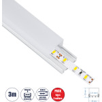 GloboStar SURFACEPENDANT-Profile ������ ���������� - ���� & ������ ������� Led �� ����� ��������� ������� - ����������� & �������� ����� - ������ ������� - ����� - 3 ����� - ������ 5 �������� - �300 x �2.6 x �2.3cm - (70848-3M)