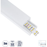 GloboStar SURFACEPENDANT-Profile ������ ���������� - ���� & ������ ������� Led �� ����� ��������� ������� - ����������� & �������� ����� - ������ ������� - ����� - 3 ����� - �300 x �4.5 x �4.2cm - (70865-3M)