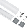 GloboStar SURFACEPENDANT-Profile ������ ���������� - ���� & ������ ������� Led �� ����� ��������� ������� - ����������� & �������� ����� - ������ ������� - ����� - 3 ����� - �300 x �4.5 x �4.2cm - (70865-3M)