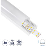 GloboStar SURFACEPENDANT-Profile ������ ���������� - ���� & ������ ������� Led �� ����� ��������� ������� - ����������� & �������� ����� - ������ ������� - ����� - 3 ����� - �300 x �4.5 x �4.2cm - (70871-3M)