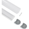 GloboStar SURFACEPENDANT-Profile ������ ���������� - ���� & ������ ������� Led �� ����� ��������� ������� - ����������� & �������� ����� - ������ ������� - ����� - 3 ����� - �300 x �4.5 x �4.2cm - (70871-3M)