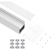 GloboStar SURFACEPENDANT-Profile ������ ���������� - ���� & ������ ������� Led �� ����� ��������� ������� - ����������� & �������� ����� - ������ ������� - ����� - 3 ����� - �300 x �5 x �7cm - (70827-3M)
