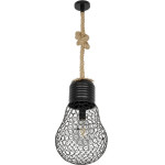 GloboStar Urban Vintage �������� ��������� ������ �� ����� 1 x E27 Ac 220-240V IP20 - ����� & ���� - �28 x �28 x �80cm - (999-0192)
