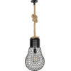 GloboStar Urban Vintage �������� ��������� ������ �� ����� 1 x E27 Ac 220-240V IP20 - ����� & ���� - �28 x �28 x �80cm - (999-0192)