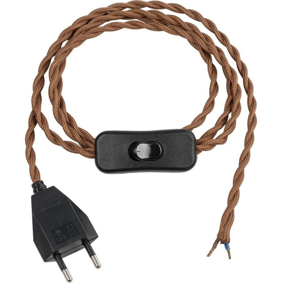 GloboStar Whip �������� Diy ������ ������� �� �������� On/Off Ac 220-240V IP20 - ���� & ����� - �150 x �2.7 x �1.9cm - (77673)