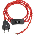 GloboStar Whip �������� Diy ������ ������� �� �������� On/Off Ac 220-240V IP20 - ������� & ����� - �150 x �2.7 x �1.9cm - (77675)