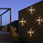 Kelvo Lighting Kelvo Arkos ��������� ������ / ������ Led 8W 840lm 15� Ac 220-240V ��������� IP65 ����� ����� 2700K - Cree Smd Chip & Tuv Sud Driver - ����� ��� - �13 x �5.5 x �13cm - 5 ������ ������� - (KLV-101-0109)