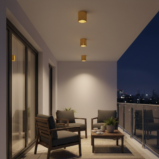 Kelvo Lighting Kelvo Maretti ��������� Downlight ���� ��� ����� MR16 �� ����� GU10 Ac 220-240V ��������� IP65 - ����� ������� - �9 x �9 x �9cm - (KLV-101-0058)