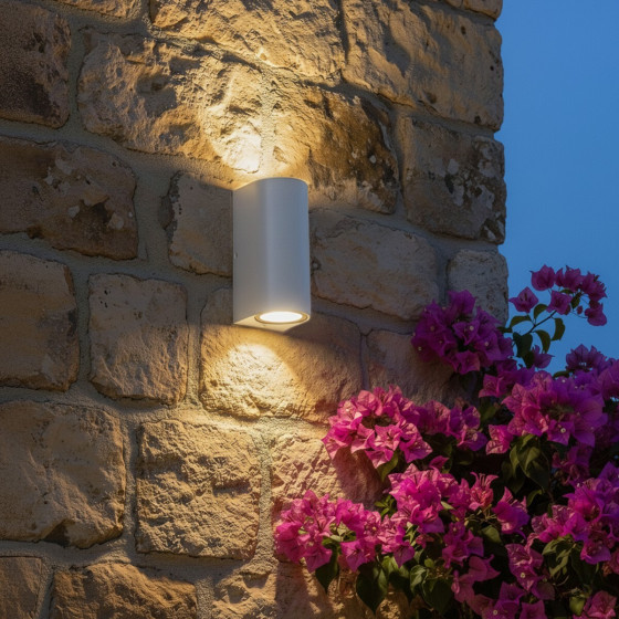 Kelvo Lighting Kelvo Murano ��������� ������ / ������ ��� 2 ������ MR16 �� ����� GU10 Ac 220-240V ��������� IP65 - ����� ��� - �8 x �8 x �15cm - (KLV-101-0017)