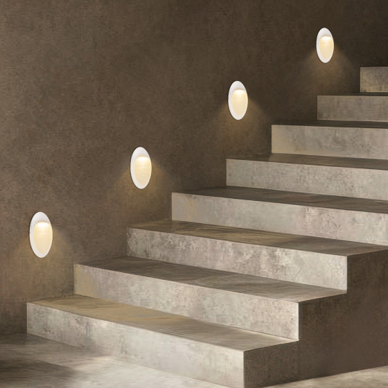 Kelvo Lighting Kelvo Stepart ��������� ����������� / ��������� Led 3W 375lm 45� Ac 220-240V ��������� IP65 ����� ����� 2700K - Lumileds Smd Chip & Tuv Sud Driver - ����� ��� - �13 x �5.5 x �26cm - 5 ������ ������� - (KLV-101-0103)