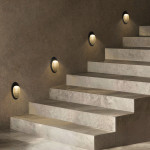 Kelvo Lighting Kelvo Stepart ��������� ����������� / ��������� Led 3W 375lm 45� Ac 220-240V ��������� IP65 ����� ����� 2700K - Lumileds Smd Chip & Tuv Sud Driver - ����� ��� - �13 x �5.5 x �26cm - 5 ������ ������� - (KLV-101-0101)