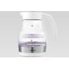 Maestro MR061 electric kettle 1.7 L 2200 W Transparent, White - (MR-061-WHITE)