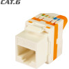 Televes 209905 Keystone Jack RJ45 Utp Cat.6 ������ 180� Tool-Free white