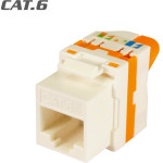 Televes 209905 Keystone Jack RJ45 Utp Cat.6 ������ 180� Tool-Free white
