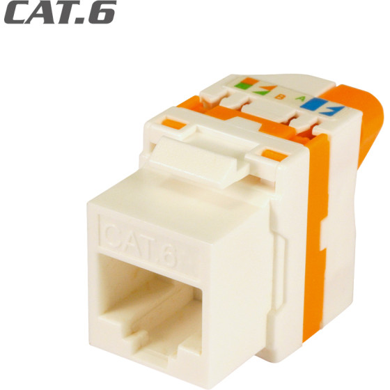 Televes 209905 Keystone Jack RJ45 Utp Cat.6 ������ 180� Tool-Free white