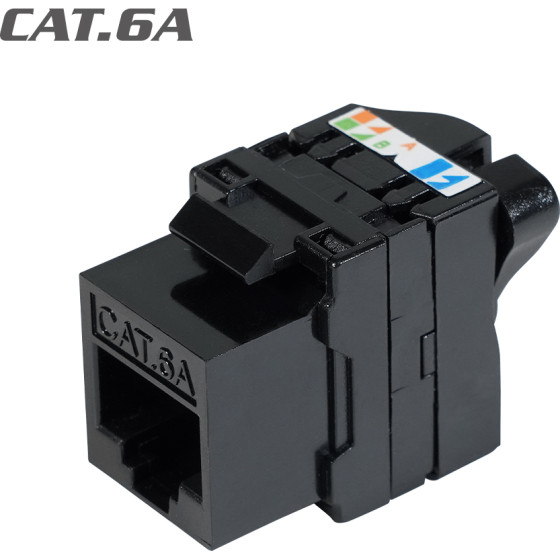 Televes 209925 Keystone Jack RJ45 Utp Cat.6A ������ 180� Tool-Free black