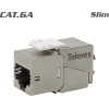 Televes 209929 Keystone Jack RJ45 Ftp Cat.6A ������ 180� Tool-Free Grip slim