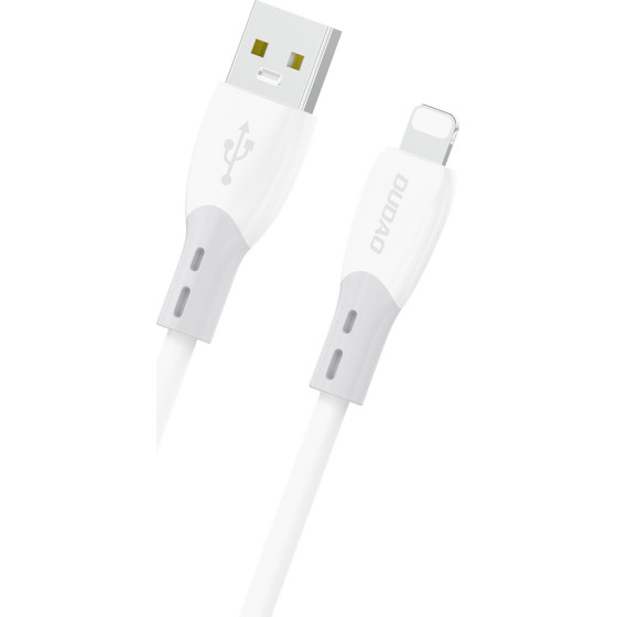 Dudao 30W USB-A - Lightning Cable With Soft Silicone Braid 1m - White - (L25SL)
