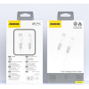 Dudao L25SX 30W USB-C - Lightning Cable With Soft Silicone Braid 2m - White - (L25SX-2m)
