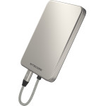 NiteCore Power Bank Pocket 5, 5000ma Ultra Thin Aluminium body, Grey