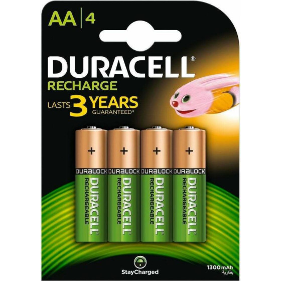 Duracell ����������������� ��������� Aa Ni-Mh 1300mAh 1.2V 4��� - (39247)