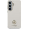 Guess Case Rhinestone Round Logo Magsafe For Samsung Galaxy S26 Plus Beige - (GUHMS26MPGCRMDEE)