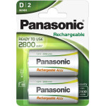 Panasonic �������� ���������������� Ready To Use HHR1SRE/2B Size D 2800 Mah 1.2V ���. 2